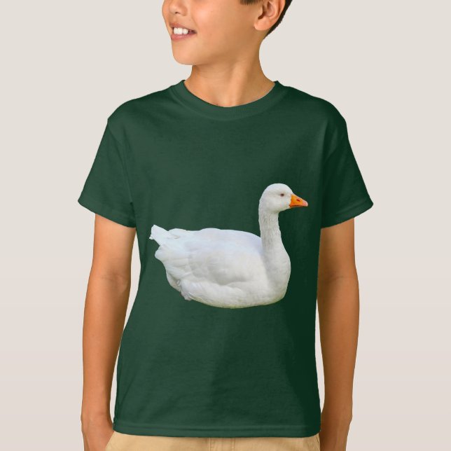 Camiseta T-Shirt White Emden Goose (Frente)