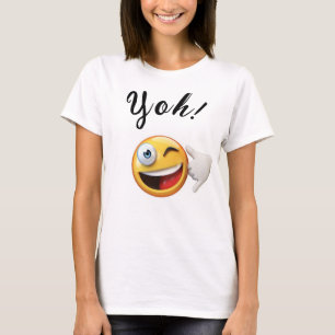 Camiseta T-Shirt White Emoji, Yoh!