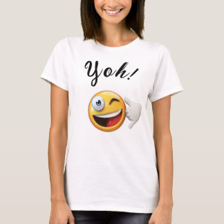 Camiseta T-Shirt White Emoji, Yoh!