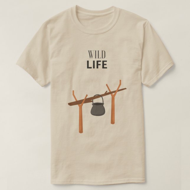 Camiseta T-Shirt Wild Life (Frente do Design)