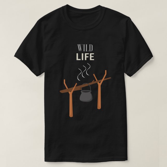 Camiseta T-Shirt Wild Life (Frente do Design)