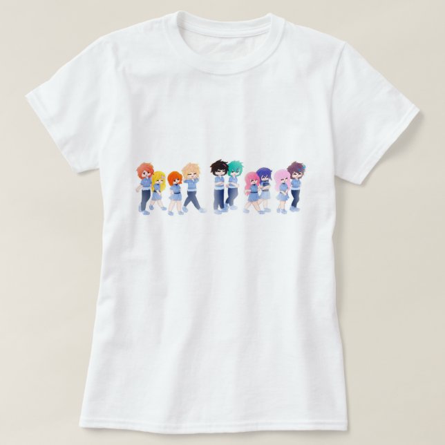 Camiseta T-Shirt Wingz - Personagens de desenho animados De (Frente do Design)