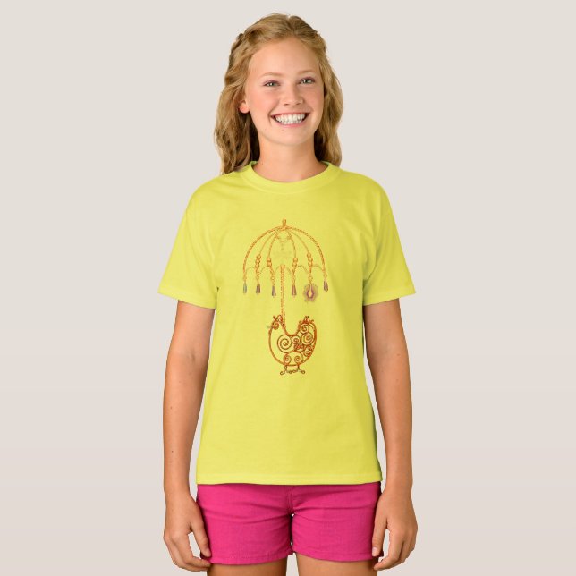 Camiseta T-shirt - Wire Umbrella e Chicken (Frente Completa)