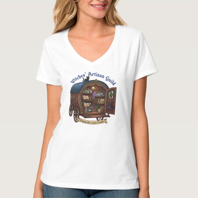 Camiseta T-Shirt, Witches' Artisan Guild (Frente)