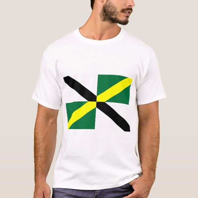 Camiseta T Shirt with Flag of Monterey, Califórnia (Frente)