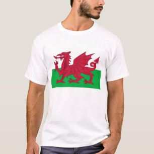 Camiseta T Shirt with Flag of Wales.