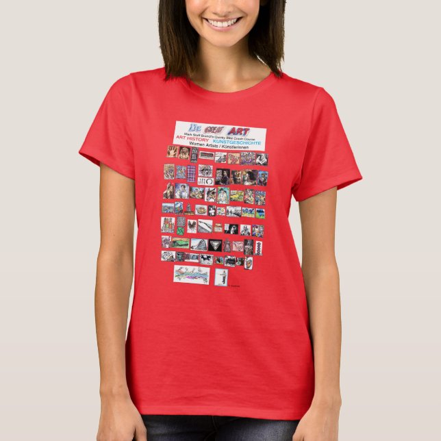 Camiseta T-Shirt Women Art History Complete (Frente)