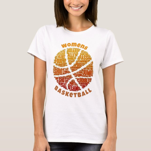 Camiseta T-Shirt Womens Basquete (Frente)