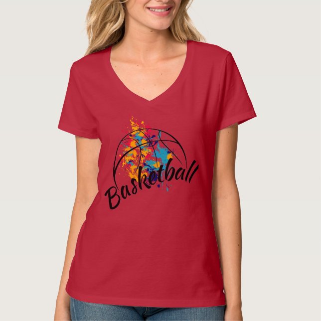 Camiseta T-Shirt Womens de Basquete (Frente)