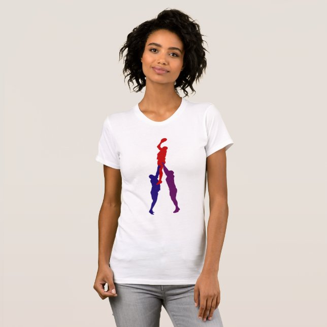 Camiseta T-Shirt Womens Lineout (Frente Completa)