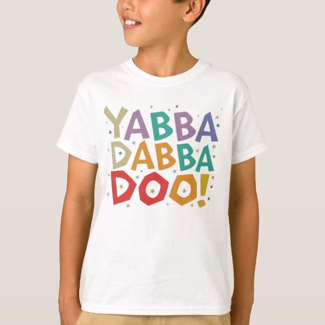 Camiseta t-shirt yabba dabba doo (Frente)