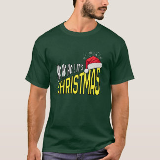 Camiseta T-Shirt : Yay! It's Christmas (green)