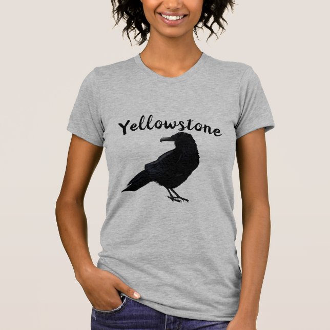 Camiseta T-Shirt-Yellowstone Raven (Frente)