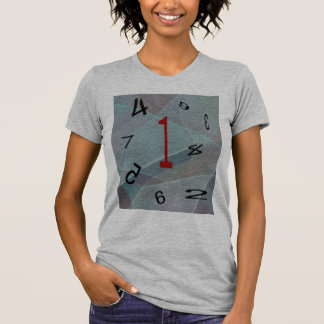Camiseta T-shirt You are number 1 on crazy clock design