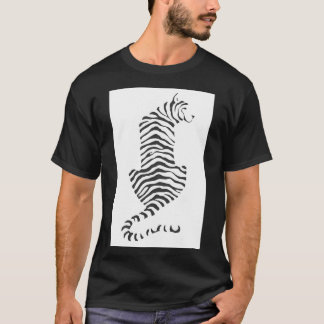 Camiseta T-shirt Zebra Negra e Branca