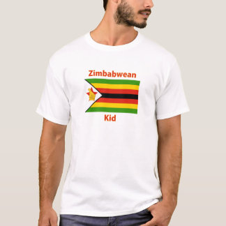 Camiseta T-shirt zimbabuense do miúdo