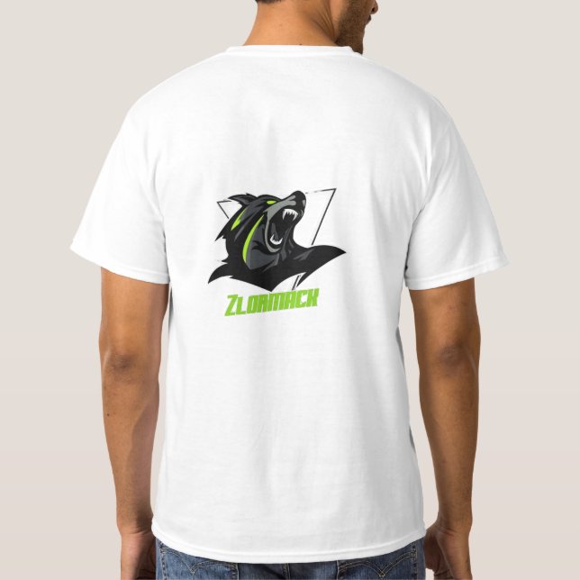Camiseta T-Shirt Zlornation - Gamer Recto Verso (Verso)