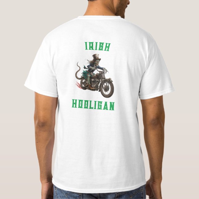 Camiseta T-Shirt Zombie Motorcycle (Verso)