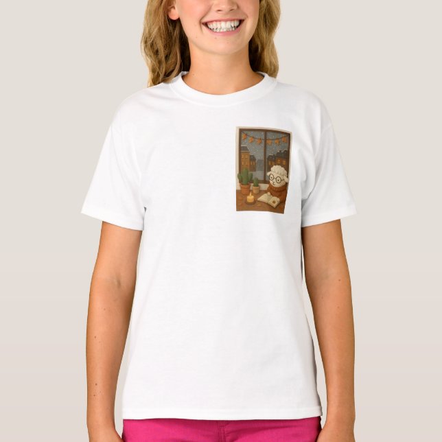 Camiseta T-ShirtCozy Autumn Reader (Frente)