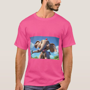 Camiseta T-ShirtCute Baby Elephant T-Shirt Adorable Eleph