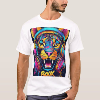 Camiseta T-ShirtDJ Lion T-Shirt - Solte a batida