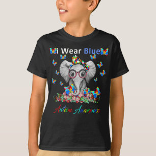 Camiseta T-Shirtelephent Eu Visto a consciência do Autismo 