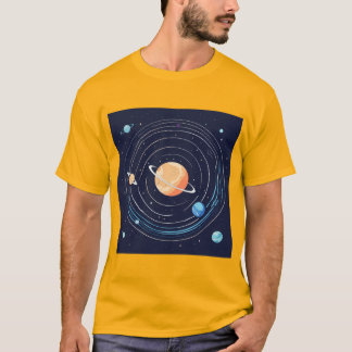 Camiseta T-ShirtGalactic Wanderer: Explore o Universo em