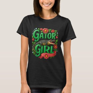 Camiseta T-ShirtGator Girl Alligator Pun Fun Florida Crocod