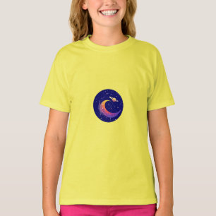 Camiseta T-ShirtGravidade Cósmica: Designs Galácticos de T-