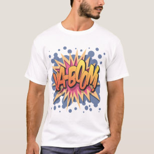 Camiseta T-ShirtKa-Boom! - Pop Art, Quic Book Style,