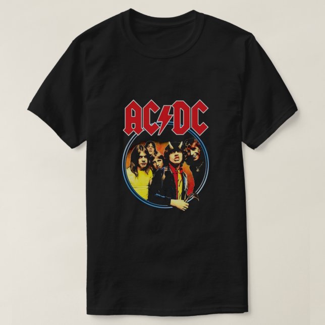 Camiseta T-shirts ACDC Highway to Hells Album Banda (Frente do Design)