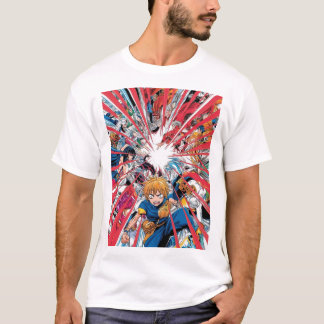 Camiseta T-Shirts ANIME de uso masculino
