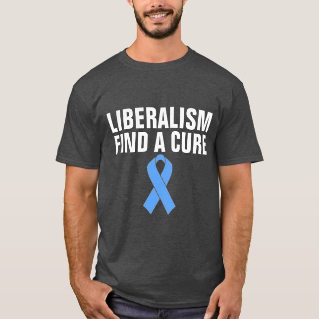 Camiseta T-Shirts ANTILIBERAIS, LIBERALISMO ENCONTRA CURA (Frente)