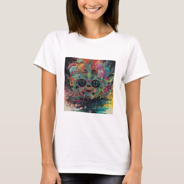 Camiseta T-Shirts art abstrait (Frente)