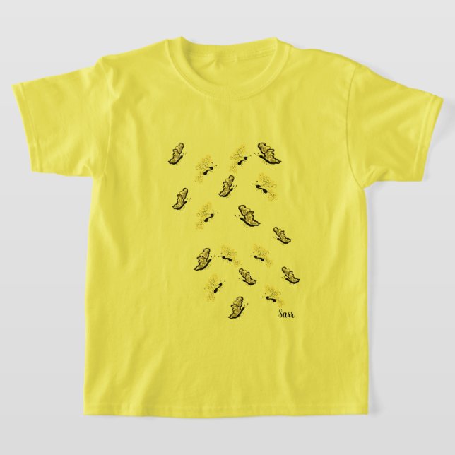 Camiseta T-shirts : Borboletas (Postura )