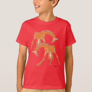 CAMISETA T-SHIRTS BOY'S OU QUALQUER PESSOA : GIRAFFFES