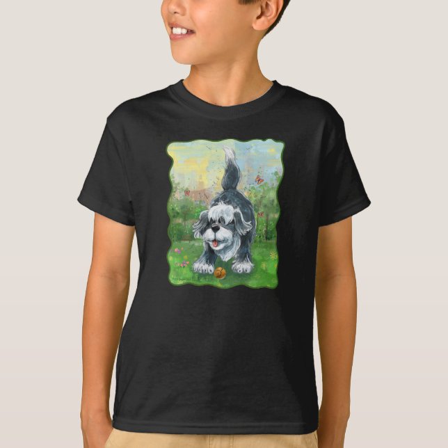 Camiseta T-Shirts Cachorro de Ovelha (Frente)
