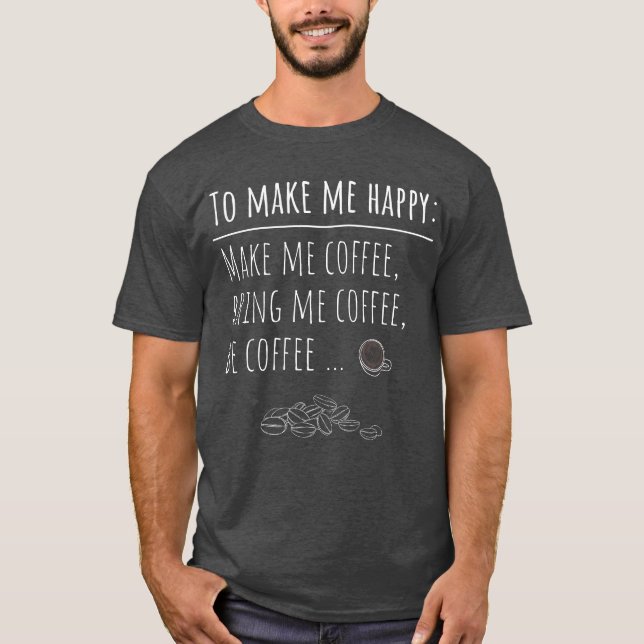 Camiseta T-Shirts Café (Frente)