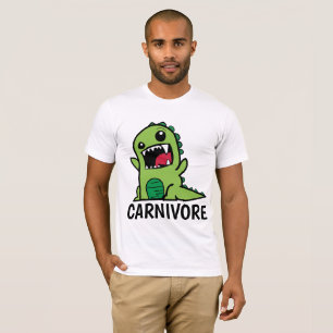Camiseta T-shirts CARNIVORE, DINOSSAUR engraçado