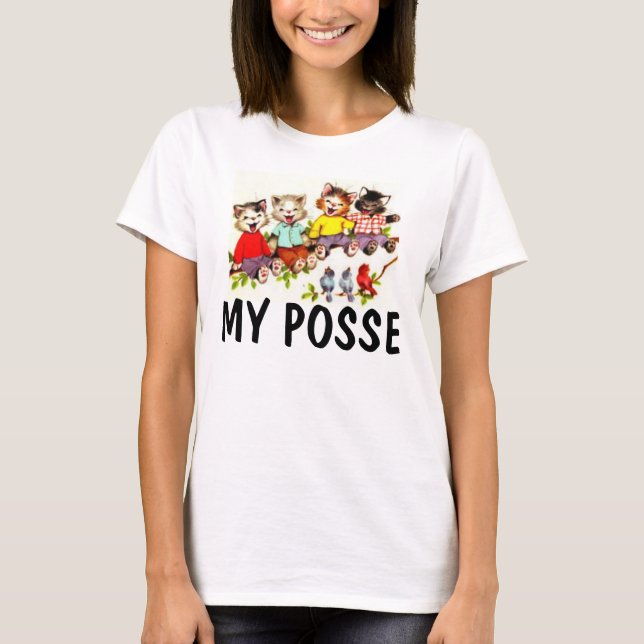 Camiseta T-shirts CAT POSSE (Frente)