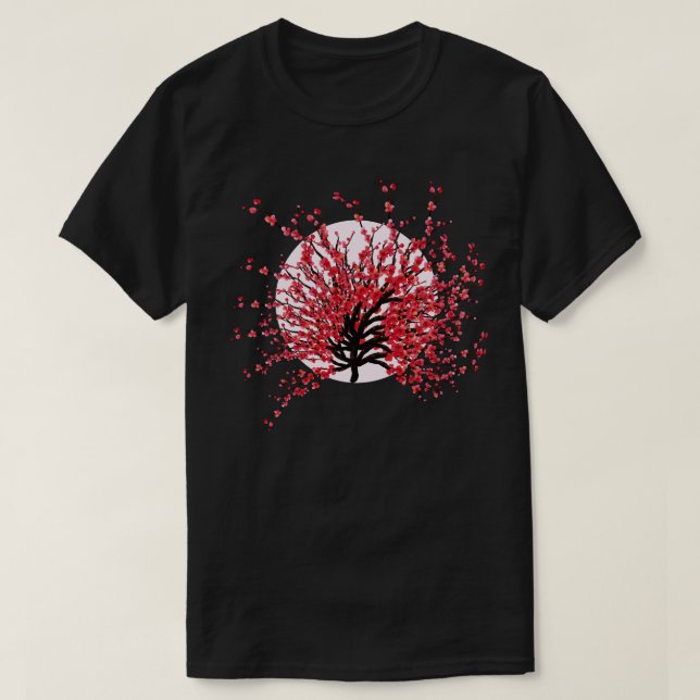 Camiseta T Shirts Cherry Blossom sakura Japão (Frente do Design)