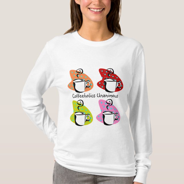 Camiseta T-Shirts Coffeeholics (Frente)