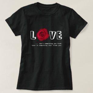 Camiseta T-Shirts com Dia de os namorados de citação