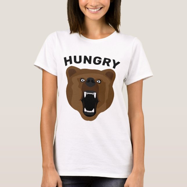 Camiseta T-Shirts COM DIETOR DE FOME GRIZZLY BEAR (Frente)