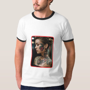 Camiseta T-Shirts Com Retratos De Menina Encantadora!"