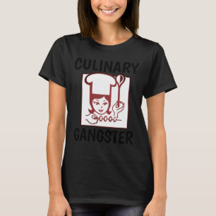 Camiseta T-shirts (COOK) DE GANGSTER CULINÁRIO ESPOSA