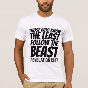 CAMISETA T-SHIRTS CRISTÃOS DO SISTEMA BEAST