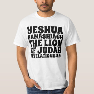 Camiseta T-Shirts CRISTÃOS, LÍÃO DE YESHUA DE JUDAH