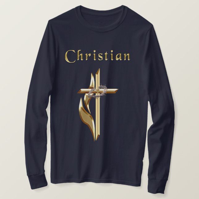 Camiseta T-shirts cristãs (Frente do Design)