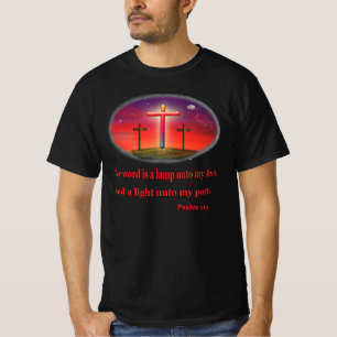 Camiseta t-shirts cristãs do salm 119